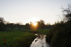 Sun Over River